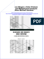 Hildegard Von Bingen S Ordo Virtutum A Musical and Metaphysical Analysis 1St Edition Michael Gardiner Online Ebook Texxtbook Full Chapter PDF