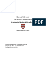 Harvard Linguisticsgrad Handbook Final2
