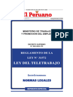 230226 DS 002-2023-TR Reglamento Ley 31572 Del Teletrabajo