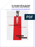 PDF Test Bank For Canadian PR For The Real World Maryse Cardin Kylie Mcmullan Online Ebook Full Chapter