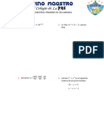 EXAMEN TRIMESTRAL PRIMERO DE SECUNDARIA. Oficial