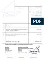 Invoice To Baytur - Yatch Club Project