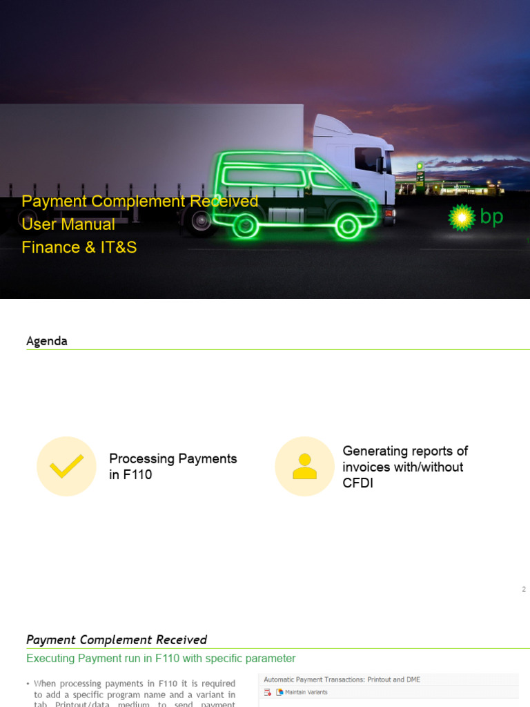 F110 Payment Processing Guide | PDF | Software | Computing