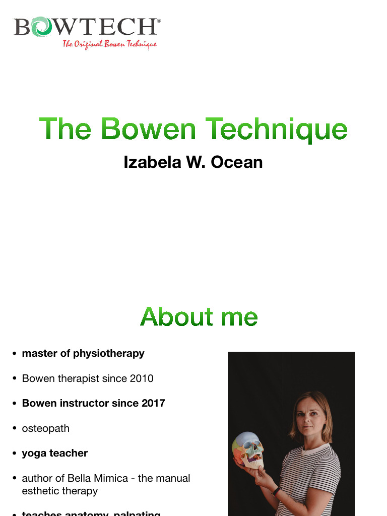 Bowen Therapy Certification Overview | PDF | Psychotherapy | Massage