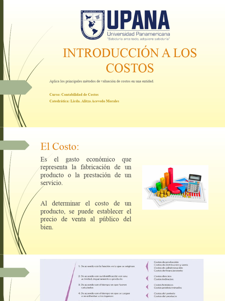Introducción A Los Costos | Descargar gratis PDF | Costo | Presupuesto