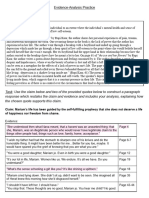 Nailah Harris - Evidence-Analysis Practice