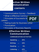 Effective Written Communication No Exercises