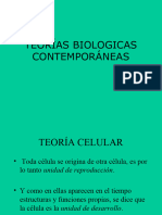 Teorías Biologicas Contemporáneas