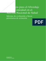 Estrategia de Abordaje A La Cronicidad en El SNS 2021