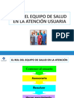 6.rol Del Equipo de Salud en La Atencion