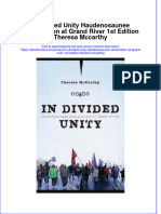 in Divided Unity Haudenosaunee Reclamation at Grand River 1St Edition Theresa Mccarthy Online Ebook Texxtbook Full Chapter PDF