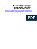 PDF Solution Manual For First Course in Database Systems A 3 E 3Rd Edition Jeffrey D Ullman Jennifer Widom Online Ebook Full Chapter