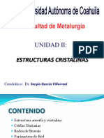 Unidad 2-Estructura Cristalina