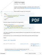 Javascript - Speed Up Page Load by Deferring Images - Stack Overflow