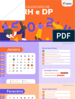 Calendário de RH e DP 2024