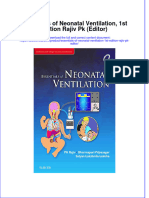 Ebook Essentials of Neonatal Ventilation 1St Edition Rajiv PK Editor Online PDF All Chapter