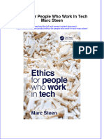 Ebook Ethics For People Who Work in Tech Marc Steen Online PDF All Chapter