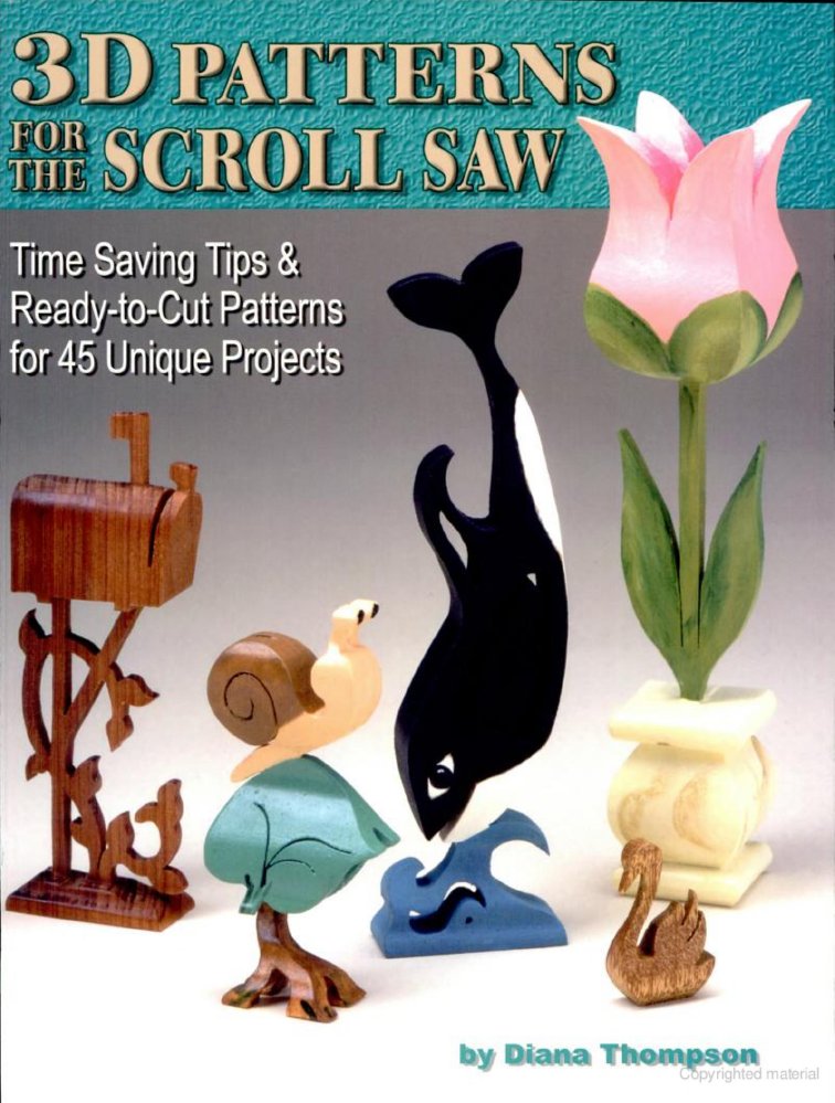 3D Patterns For The Scroll Saw | PDF for Printable 3d Scroll Saw Patterns Free