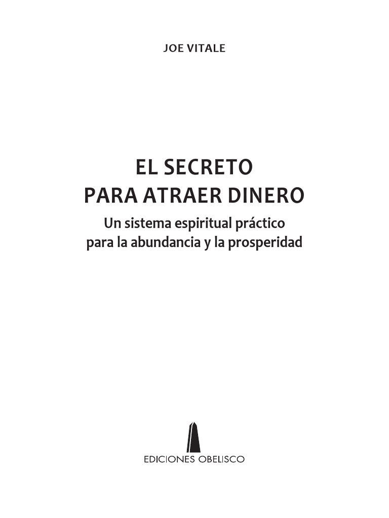El Secreto para Atraer Dinero | PDF | Pensamiento | Amor