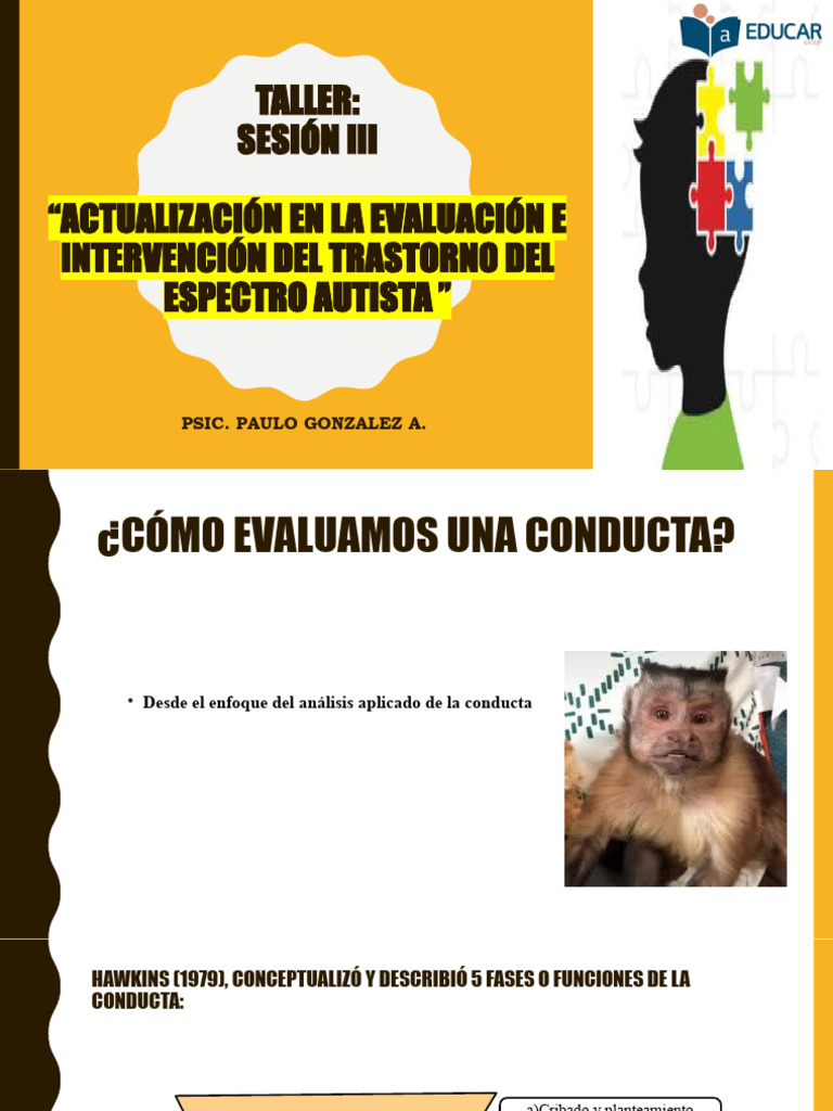 3° Sesion Del Taller de Tea | PDF | Reforzamiento | Comportamiento