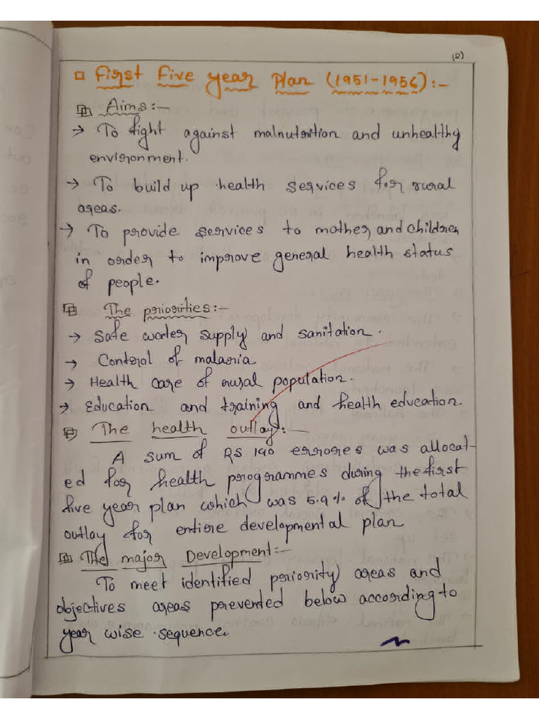 Five year plan pdf