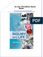 Inquiry Into Life 17Th Edition Sylvia Mader Online Ebook Texxtbook Full Chapter PDF