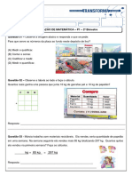 P1 - MATEMÁTICA 2º BIMESTRE