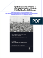 Ebook Expanding Nationalisms at World S Fairs Identity Diversity and Exchange 1851 1915 1St Edition David Raizman Online PDF All Chapter