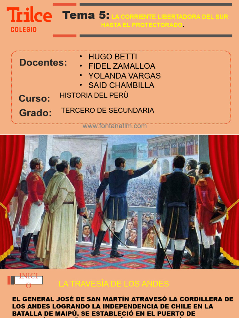 San Martín y la Independencia del Perú | PDF | Comunidad andina | Perú
