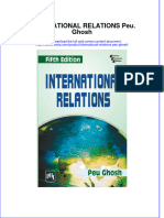Download International Relations Peu Ghosh online ebook  texxtbook full chapter pdf 