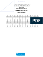 KUNCI PPAD SLEMAN TAHAP 02 2023-2024 Bahasa Indonesia