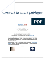 Code de La Santé Publique??