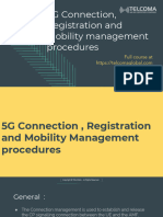 5G Connection, Registration & Mobility Management Procedures