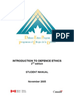 Introduction to Defence Ethics