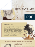 Trabalho Língua Portuguesa - Romantismo 1 Geração