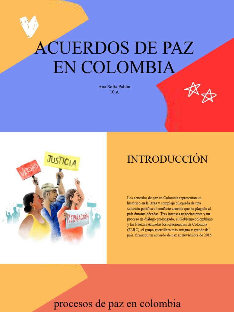 Acuerdos de Paz en Colombia | PDF