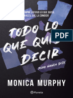 01 - Todo Lo Que Quise Decir, Pero - Monica Murphy
