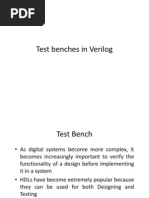 Test Benches in Verilog