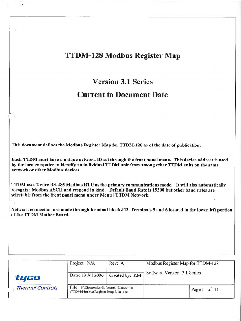 7 - Paneles de Alarma - DIRECCIONES TTDM128 | PDF