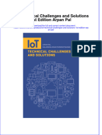 Iot Technical Challenges and Solutions 1St Edition Arpan Pal Online Ebook Texxtbook Full Chapter PDF