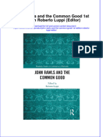 Ebook John Rawls and The Common Good 1St Edition Roberto Luppi Editor Online PDF All Chapter
