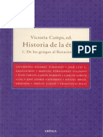 Camps, Victoria - Historia de La Ética 1. de Los Griegos Al Renacimento.
