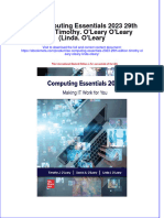 Ebook Ise Computing Essentials 2023 29Th Edition Timothy Oleary Oleary Linda Oleary Online PDF All Chapter