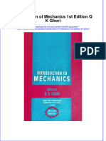 Ebook Introduction of Mechanics 1St Edition Q K Ghori Online PDF All Chapter