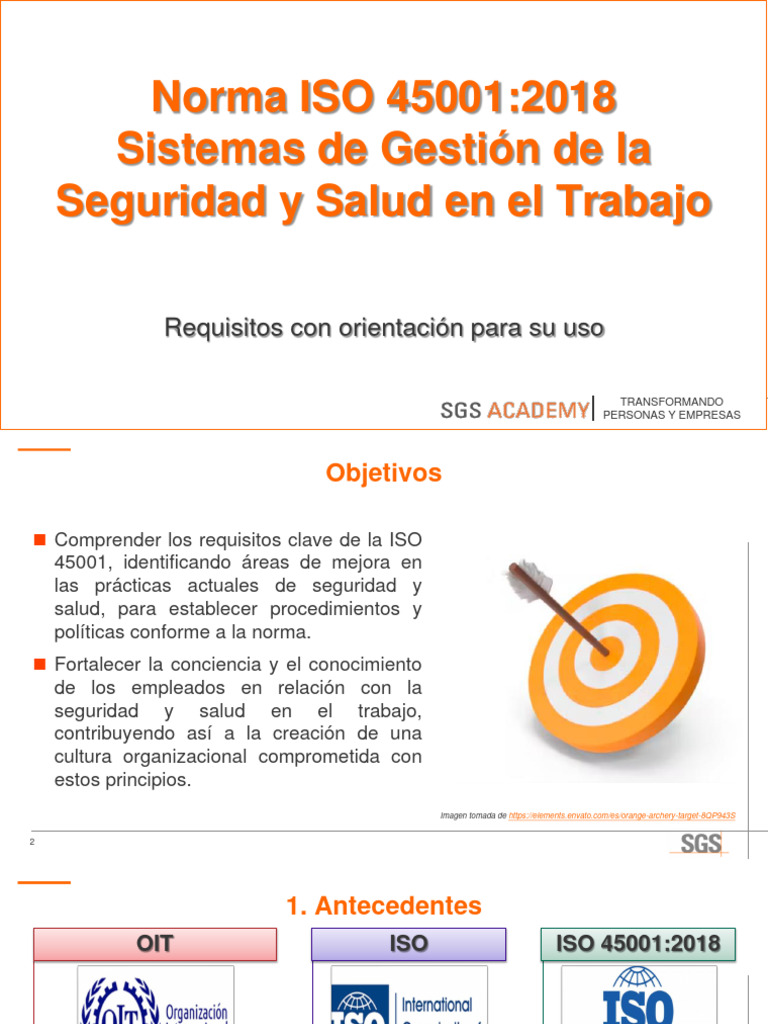 ISO 45001:2018 - Guía de Implementación y Mejora en SST | PDF ...