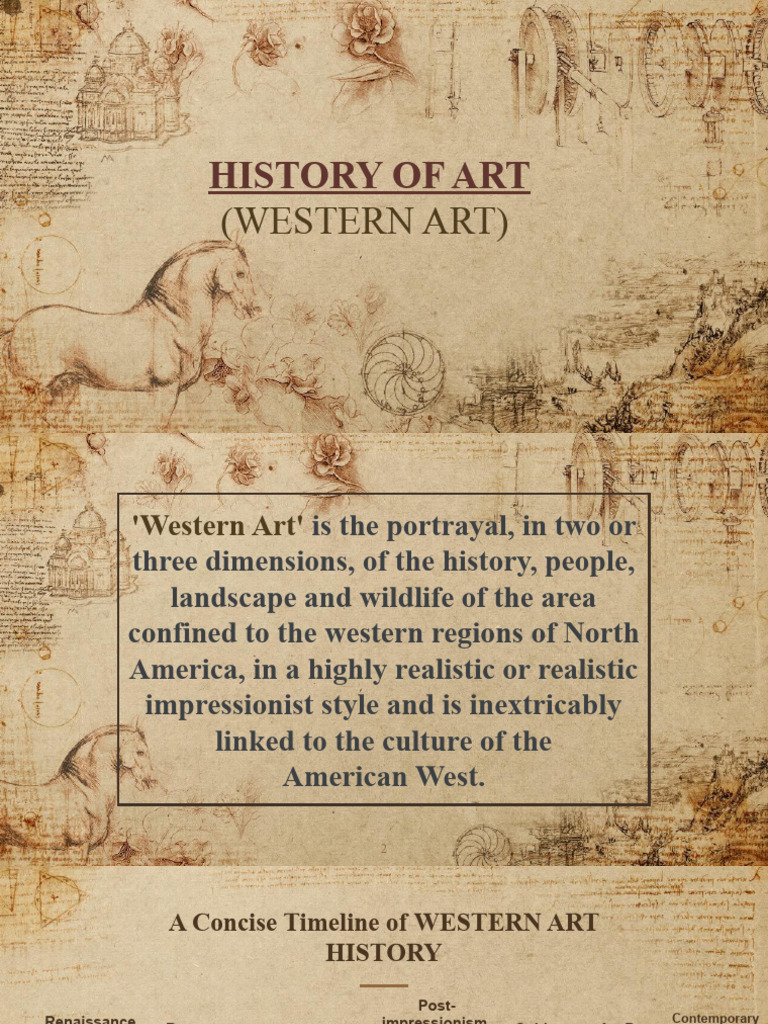 Western Art History Timeline | PDF | Impressionism | Baroque