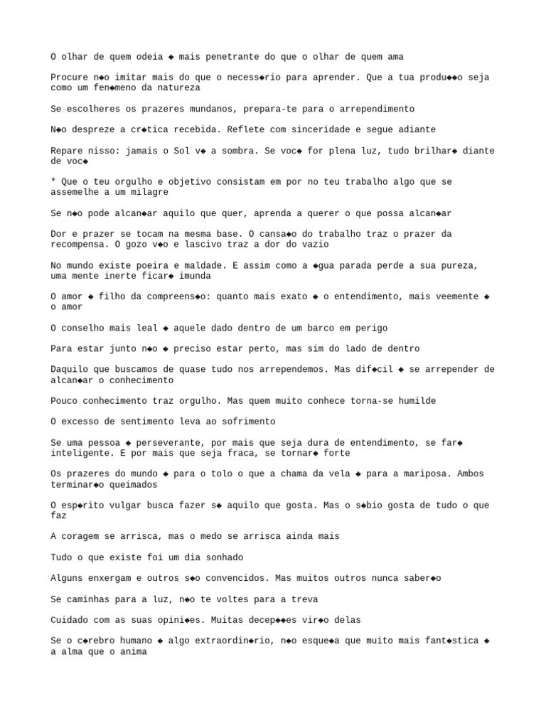 Reflexões sobre Amor e Conhecimento | PDF | Amor