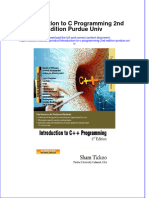Download Introduction To C Programming 2Nd Edition Purdue Univ online ebook  texxtbook full chapter pdf 