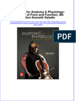 PDF Test Bank For Anatomy Physiology The Unity of Form and Function 9Th Edition Kenneth Saladin Online Ebook Full Chapter