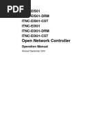 Open Network Controller Operation Manual